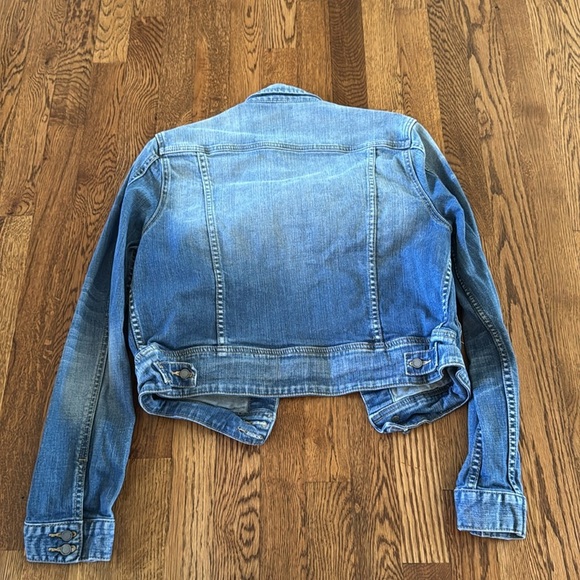 Blank NYC Women’s Denim Blue Jean Jacket Size Large - Picture 5 of 7